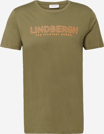 Lindbergh Тениска в зелено: отпред