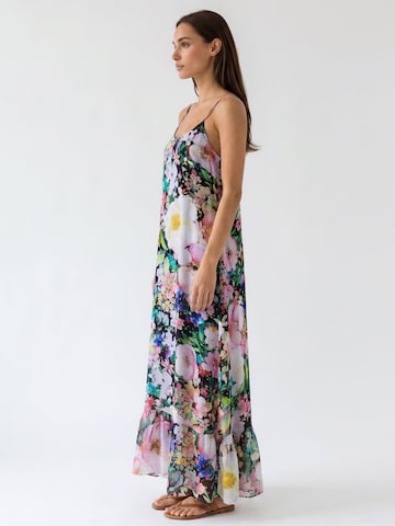 Introvertie VIENNA Zomerjurk 'Madeira A-line Maxi Dress' in Gemengde kleuren