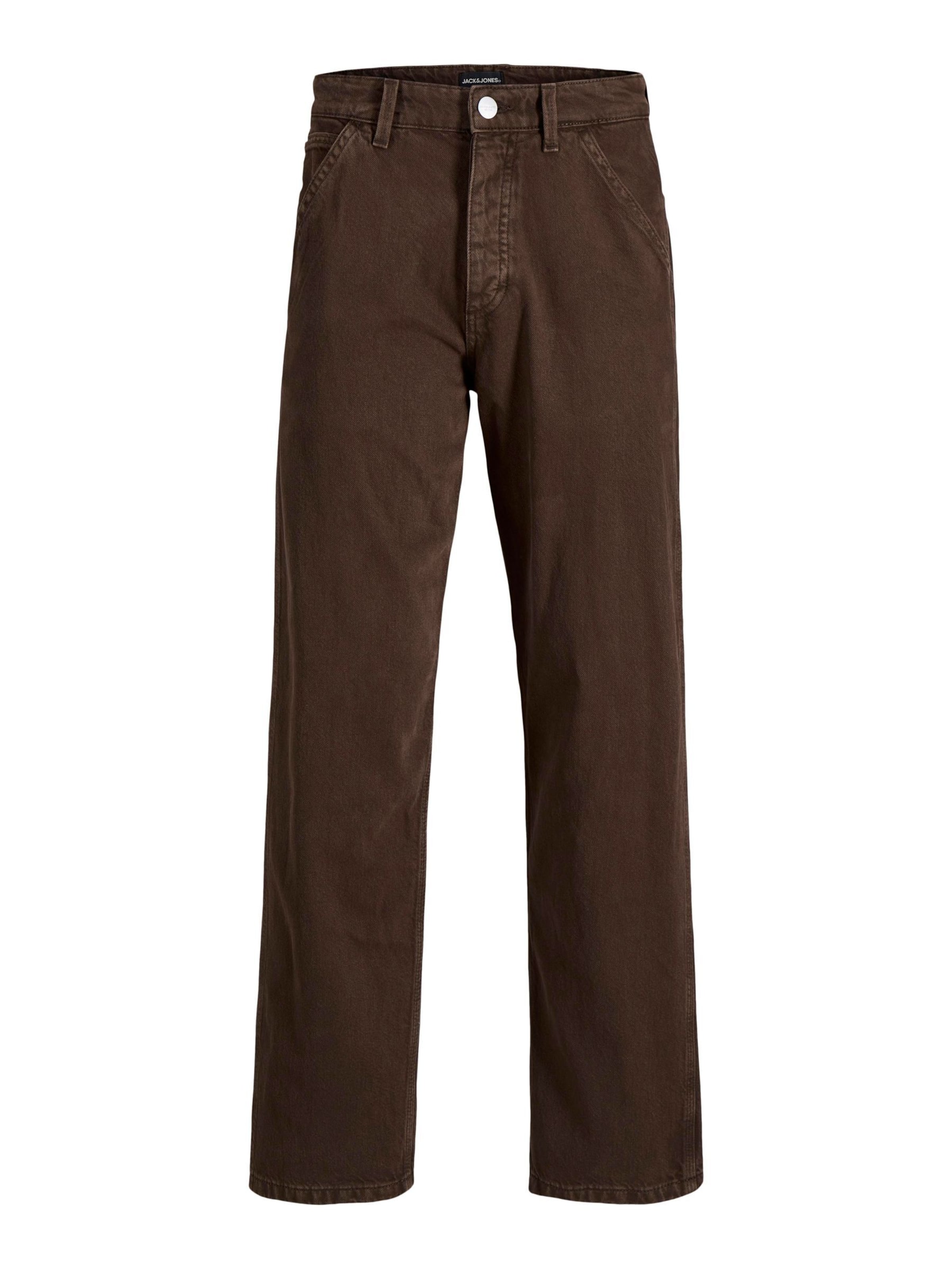 JACK & JONES Jeans 'EDDIE' i brun: forside