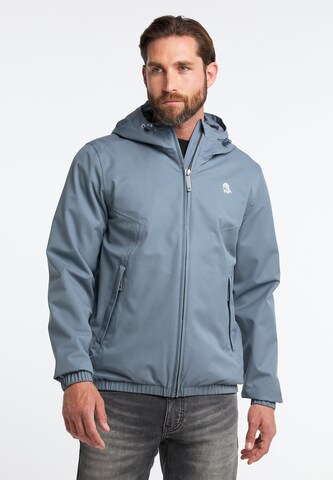 Schmuddelwedda Between-season jacket in Blue: front