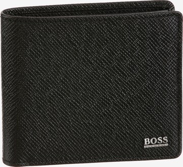 BOSS Wallet 'Signature_8' in Black: front