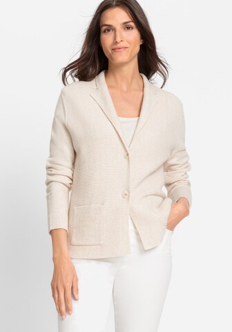 Olsen Knit cardigan 'Eva' in Beige: front