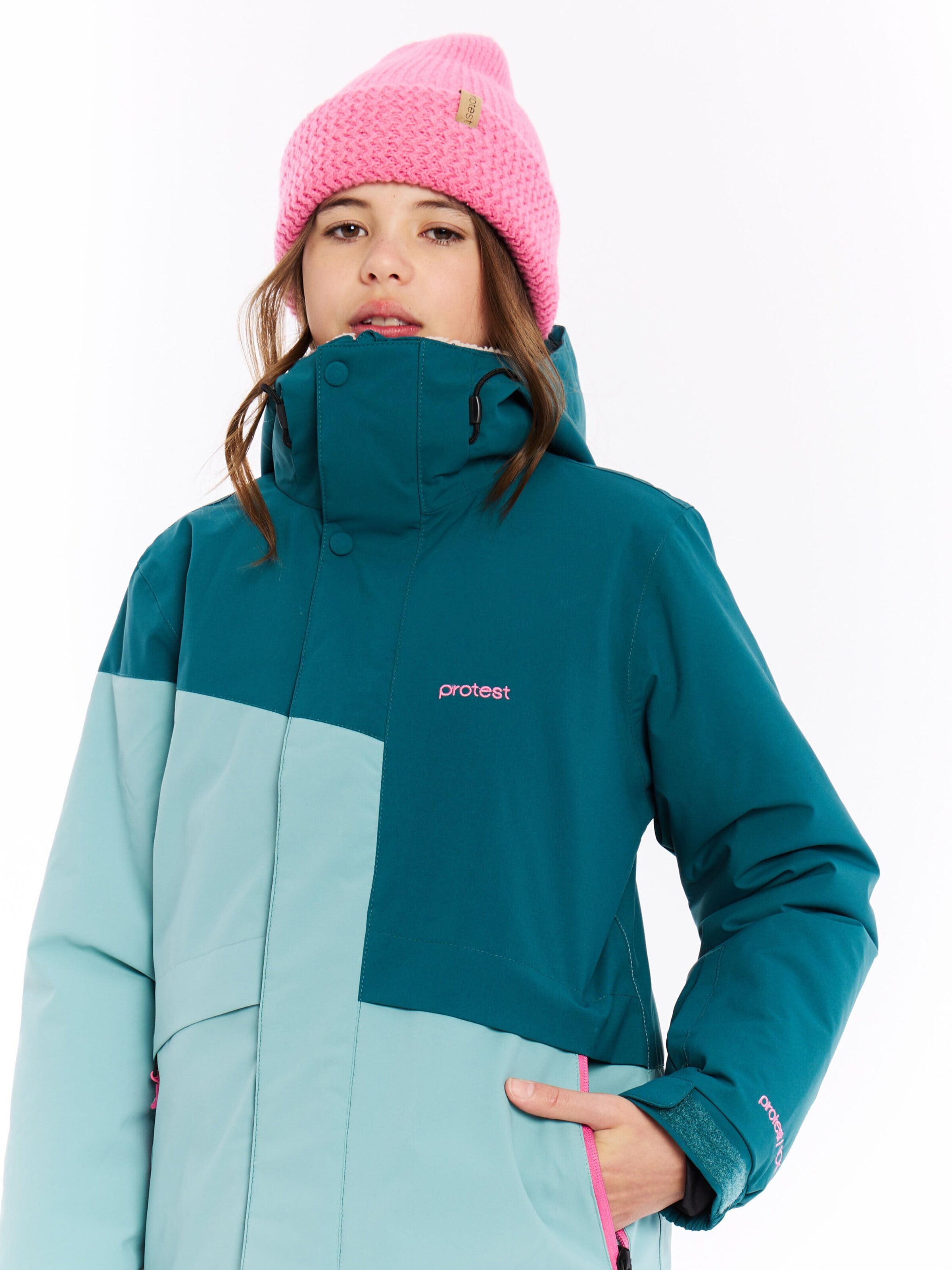 PROTEST Athletic Jacket 'PRTElodia JR' in Blue