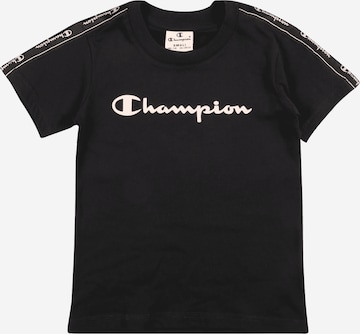 T-Shirt Champion Authentic Athletic Apparel en noir : devant