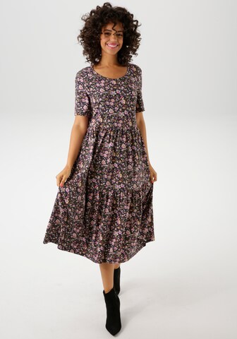 Aniston CASUAL Summer Dress in Blue: front