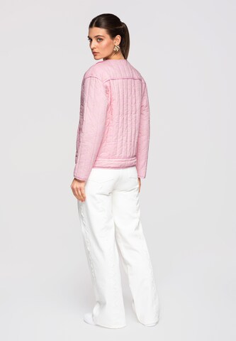 Ombre Between-season jacket in Pink