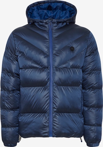 Veste mi-saison BLEND en bleu : devant