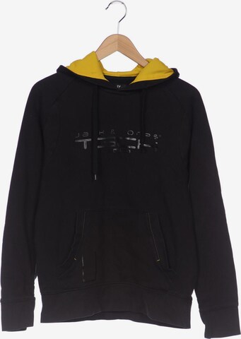 JACK & JONES Sweatshirt & Zip-Up Hoodie in L in Black: front