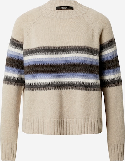 Weekend Max Mara Trui 'Udine' in de kleur Beige / Duifblauw / Donkerbruin / Zwart / Wit, Productweergave