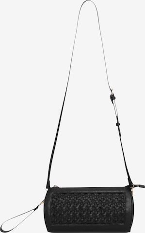 ILSE JACOBSEN Umhängetasche 'BRAID04' in Schwarz: Vorderseite