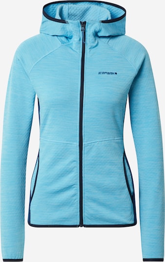 ICEPEAK Sportief sweatvest 'Deltona' in de kleur Nachtblauw / Blauw gemêleerd, Productweergave