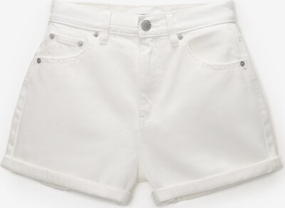 Pull&Bear Shorts in white denim, Produktansicht