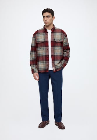 Regular fit Camicia di Abercrombie & Fitch in rosso: frontale