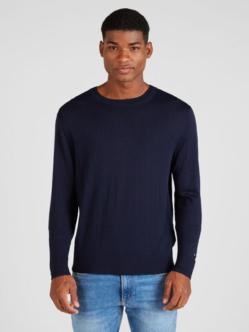 Tommy Hilfiger Tailored Trui in Blauw: voorkant