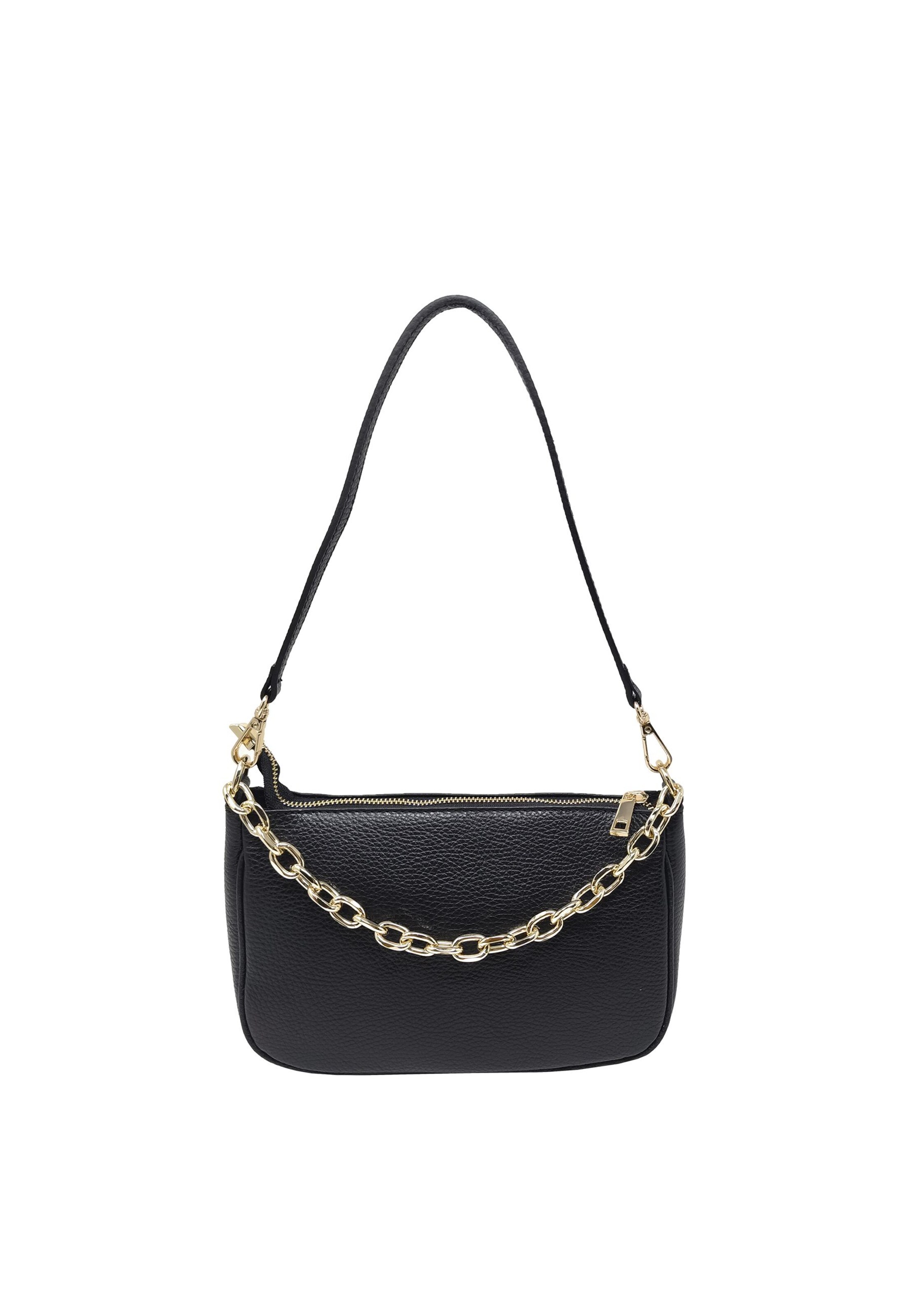 CHICCA BORSE Schoudertas in Zwart: voorkant