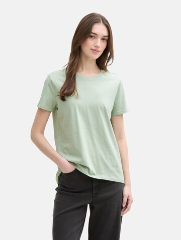 T-shirt TOM TAILOR DENIM en vert : devant