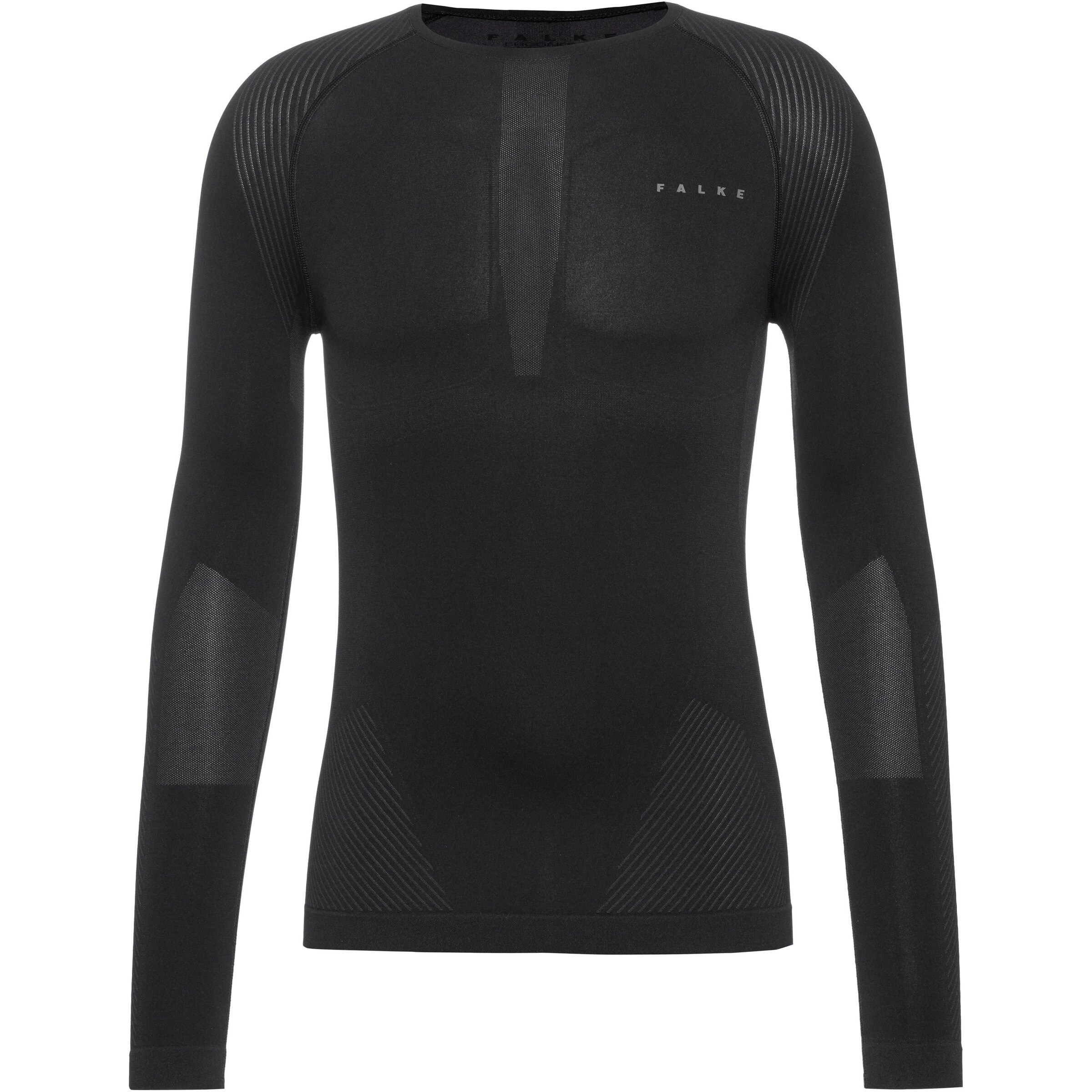 FALKE Performance Shirt 'Warm' in Black: front