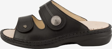Finn Comfort Pantolette 'SANSIBAR' in Schwarz: Vorderseite