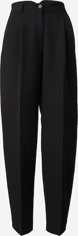 juoda EDITED Standartinis Kelnės 'Verona': priekis