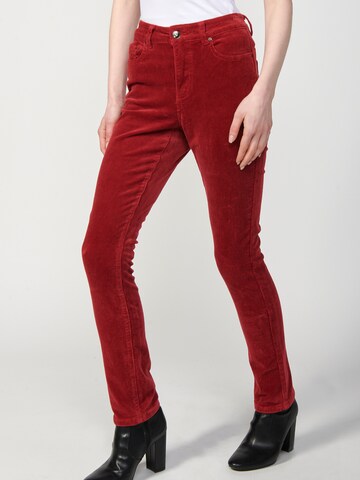 KOROSHI Regular Jeans 'Glocke' in Red: front