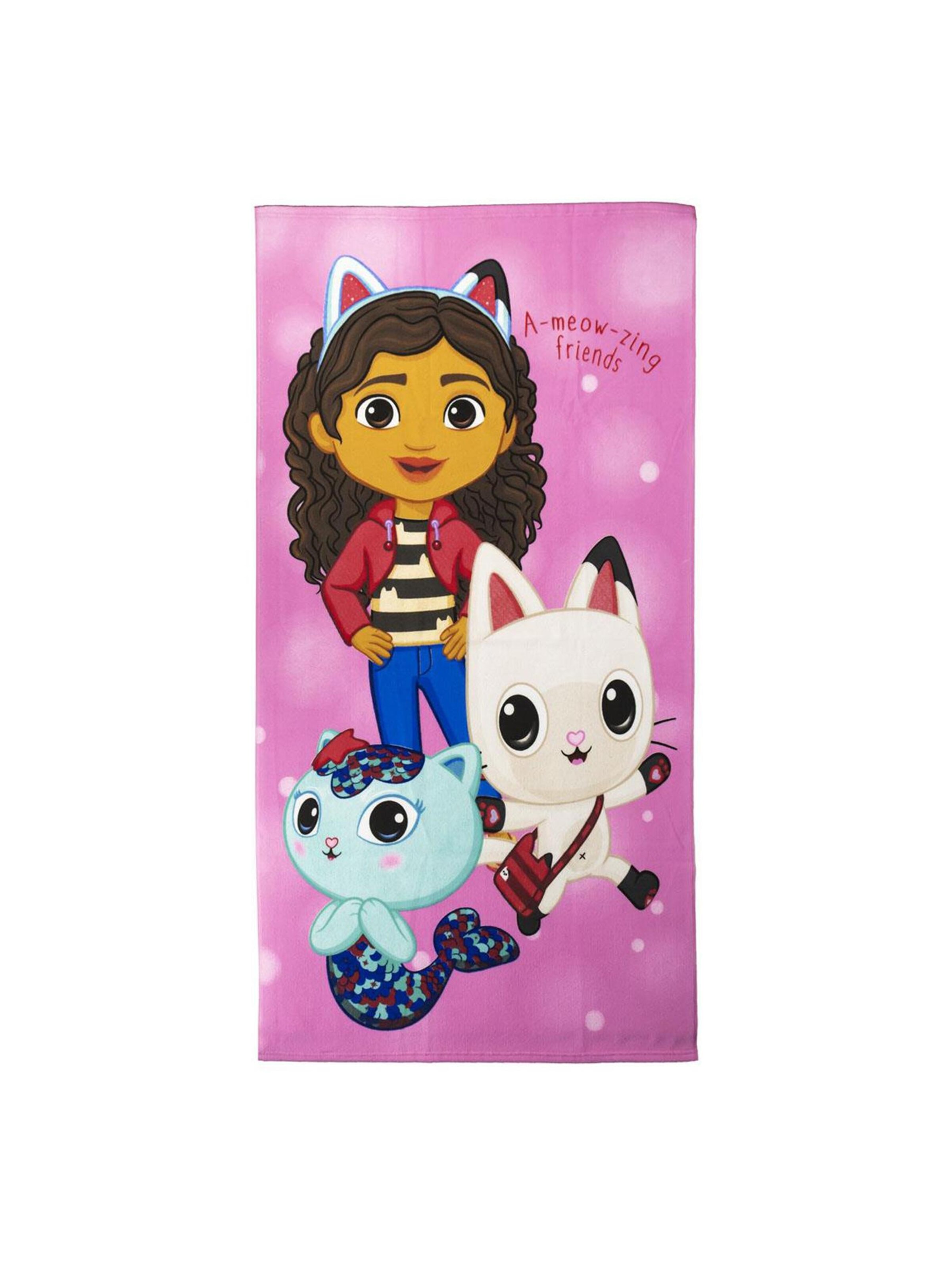 DISNEY Beach Towel 'Badetuch Gabby´S Dollhouse' in Pink: front