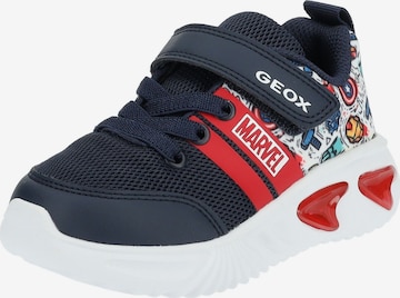 Baskets GEOX en bleu : devant