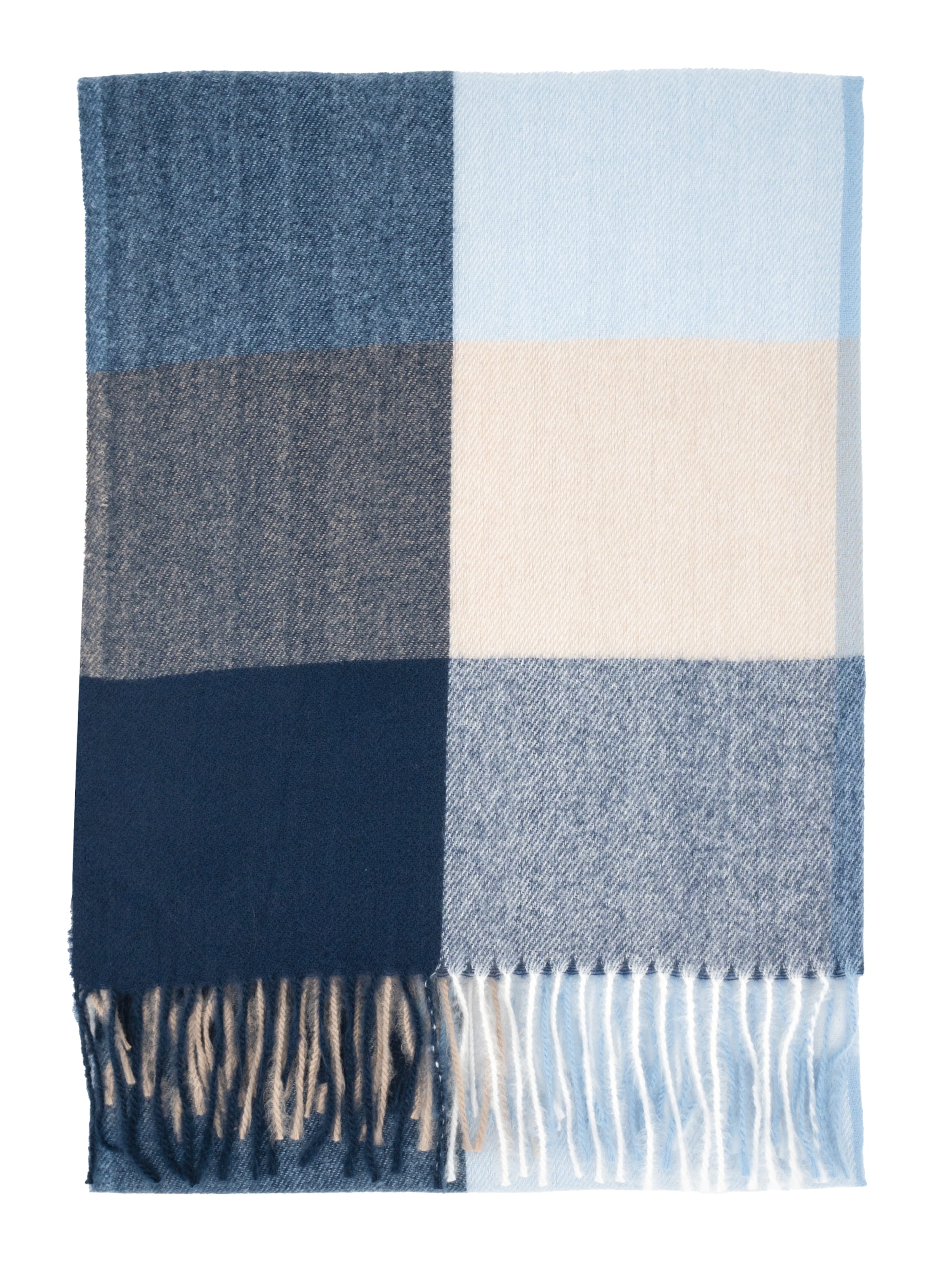 Seasons of April Schal 'Milly' in Blau: Vorderseite