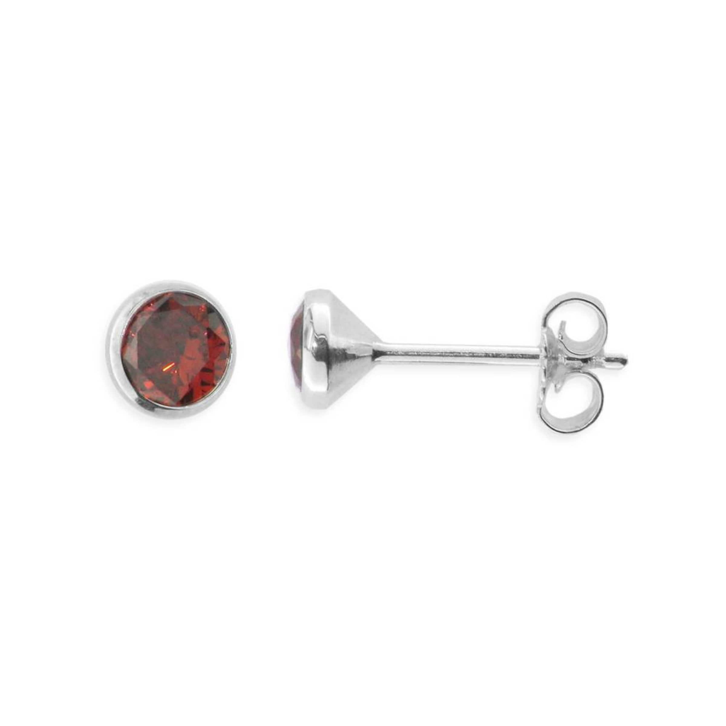SK Basics Ohrringe in Silber: Vorderseite