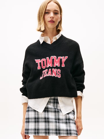 Tommy Jeans Pullover i sort: forside