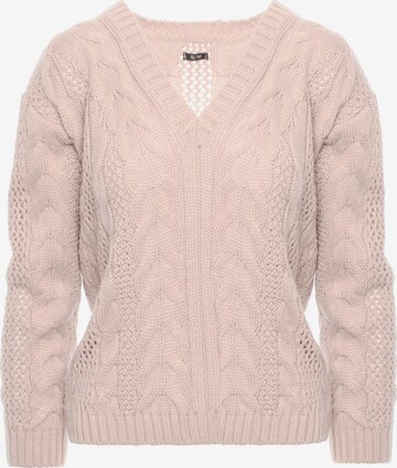 made of emotion - Jersey en rosa: frente