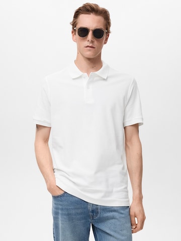 MANGO MAN Shirt 'REA' in White: front