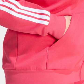 ADIDAS SPORTSWEAR Athletic Zip-Up Hoodie in Pink