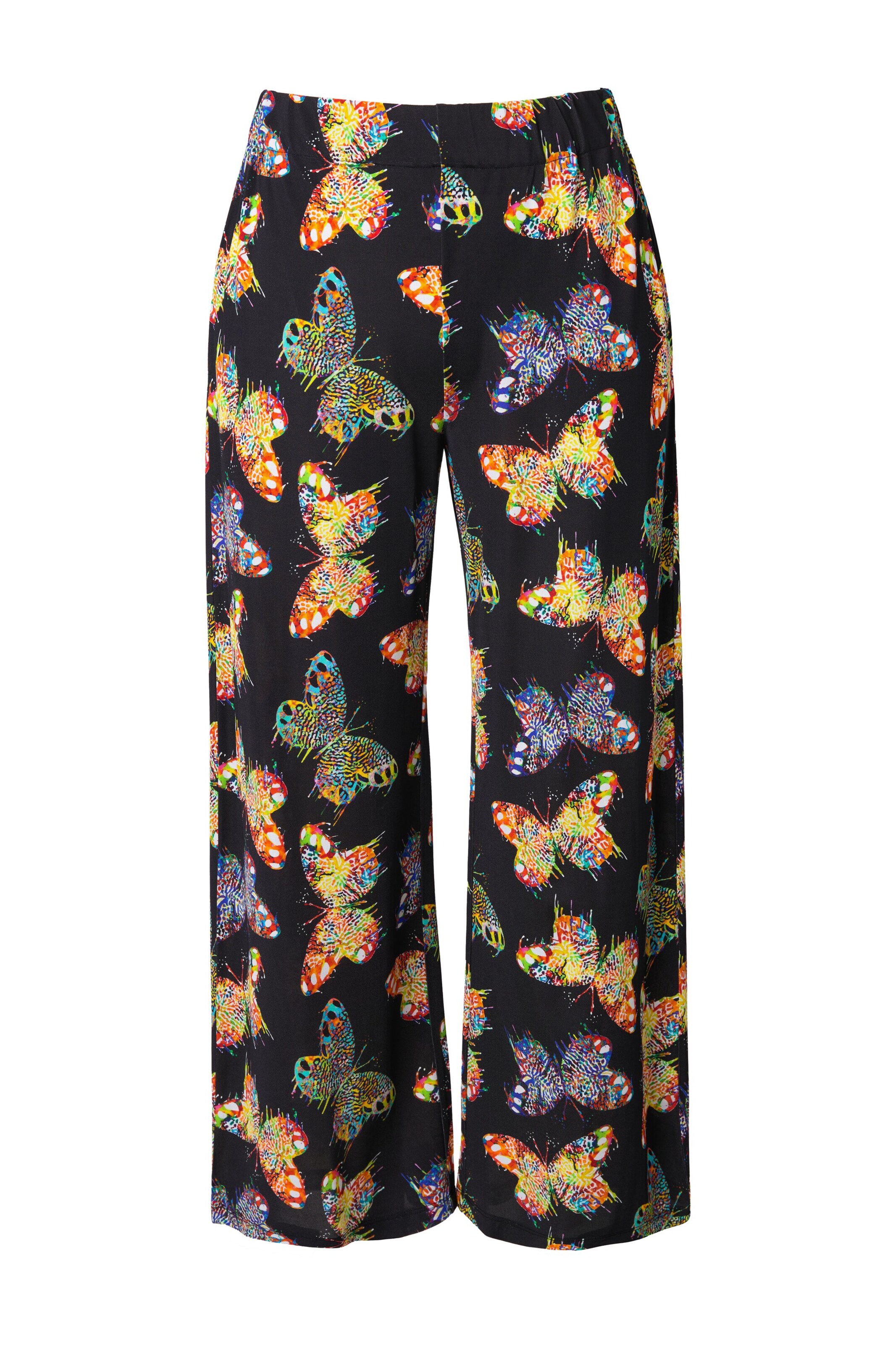 Ulla Popken Wide leg Pants in Black: front