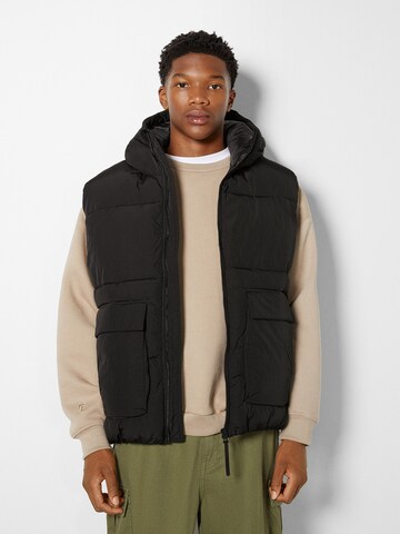 Bershka Bodywarmer in Zwart: voorkant