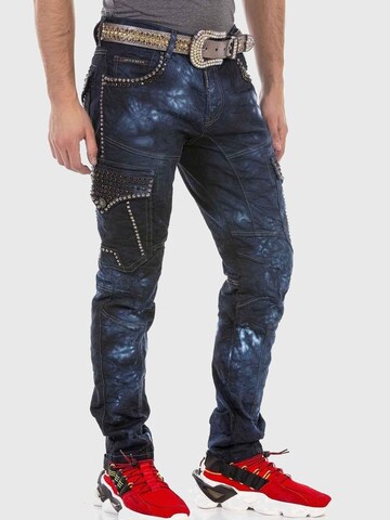 Coupe slim Jean CIPO & BAXX en bleu