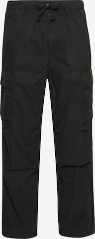 Superdry Loosefit Cargobroek in Zwart: voorkant