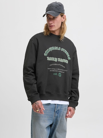JACK & JONES Sweatshirt in Black: front