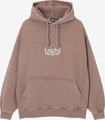 Pull&Bear Sweatshirt i brun: framsida