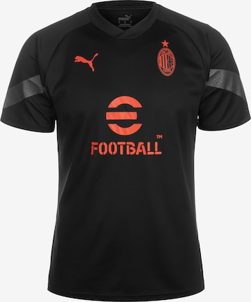 PUMA Tricot 'A.C. Milan' in Zwart: voorkant