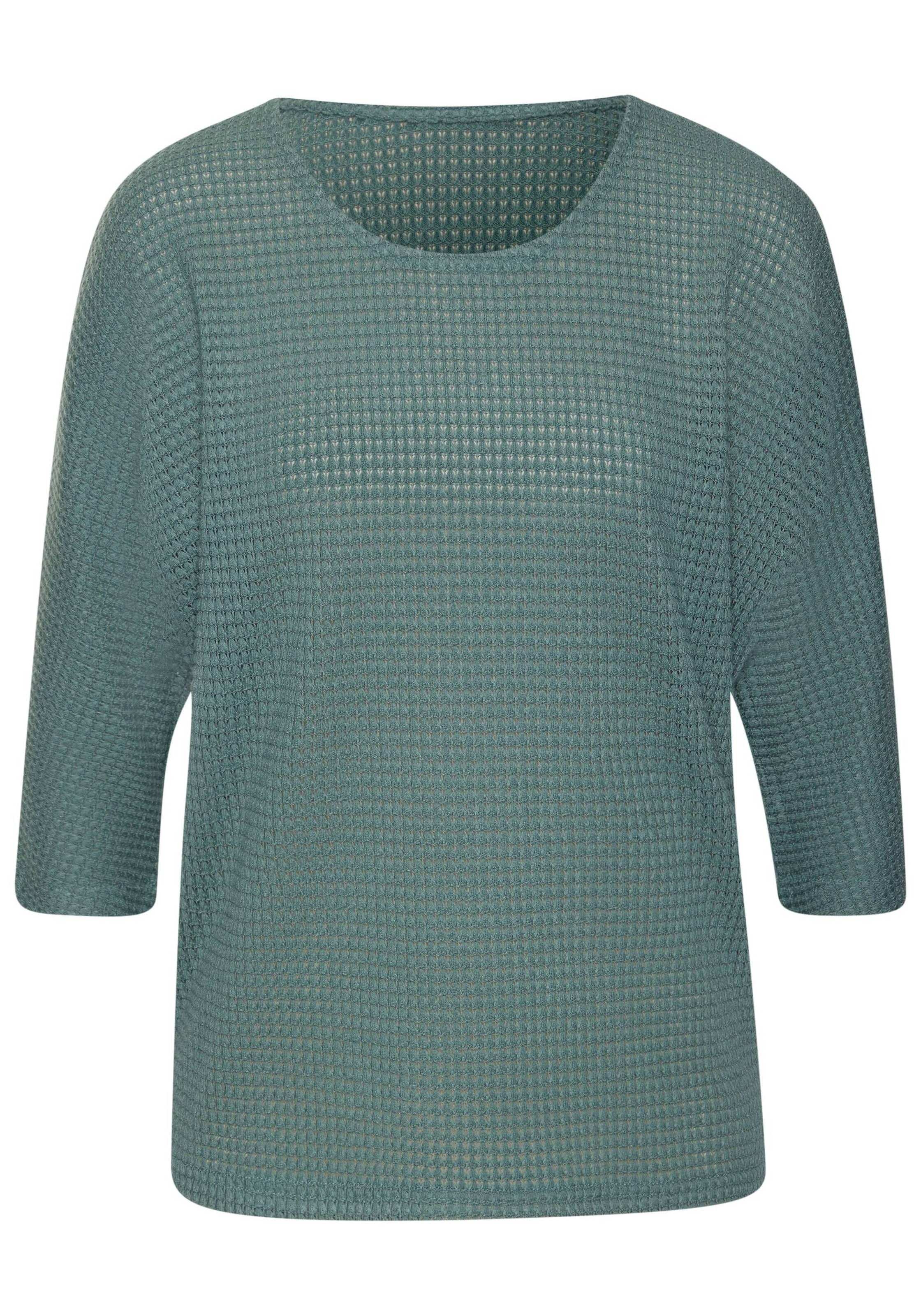 VIVANCE Pullover in dunkelgrün, Produktansicht