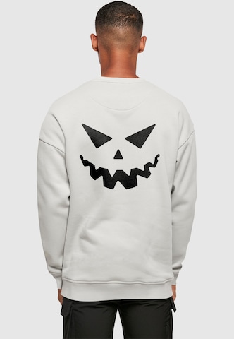 Merchcode Sweatshirt 'Halloween - Are You Scared' in Grey