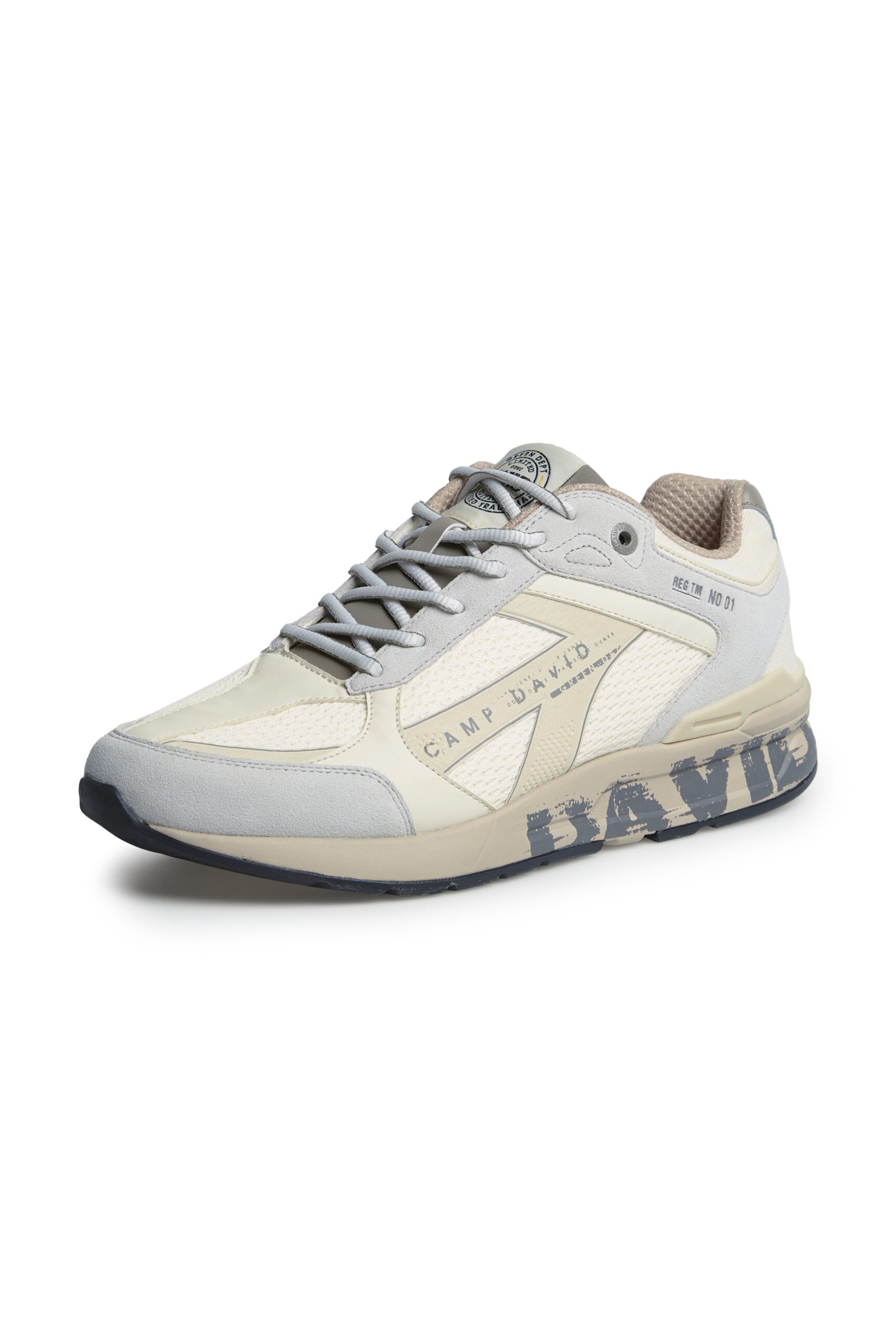 CAMP DAVID Sneaker in Weiß: Vorderseite