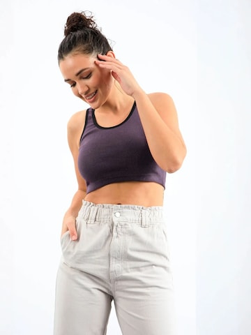 Tommy Life Top in Purple
