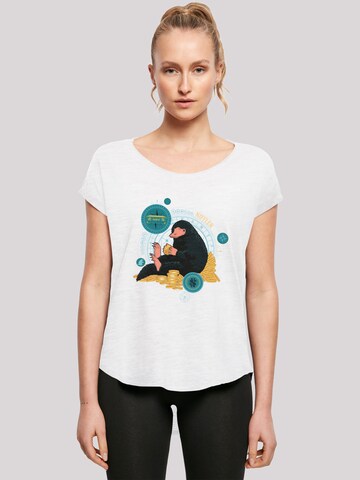 T-shirt 'Fantastic Beasts 2 Sitting Niffler' F4NT4STIC en blanc : devant