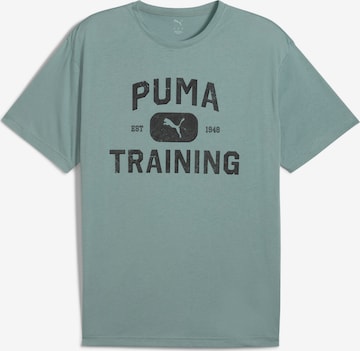 PUMA Performance Shirt in Green: front