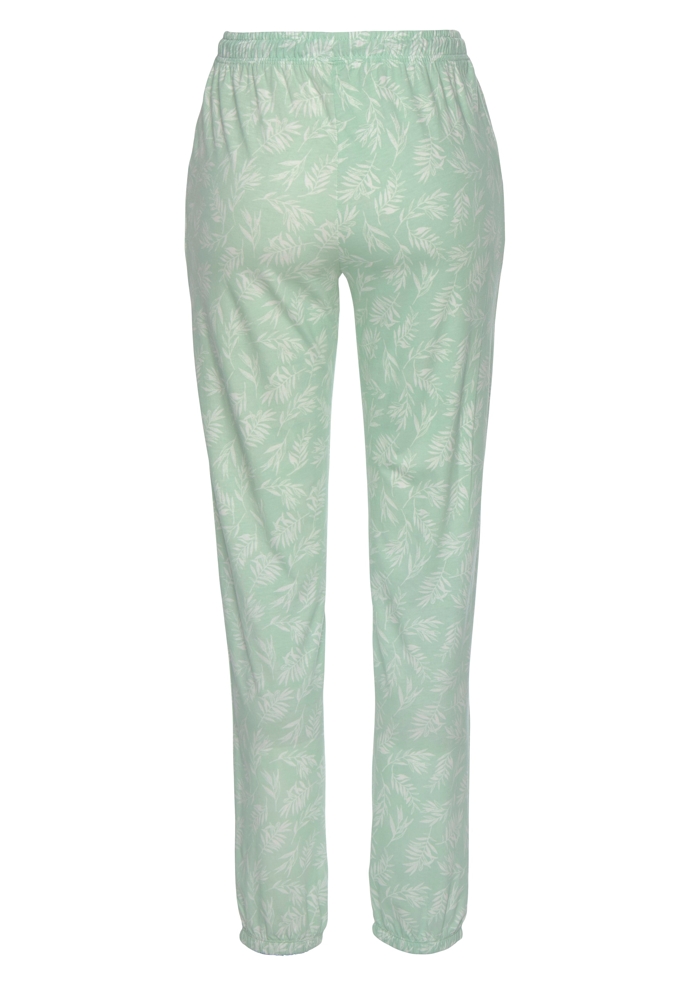 Regular Pantalon de pyjama s.Oliver en vert : derrière