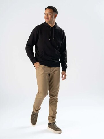 TEESHOPPEN Sweater ' Sweatshirt Hoodie ' in Black