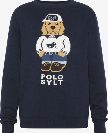 Polo Sylt Sweater in Blue: front