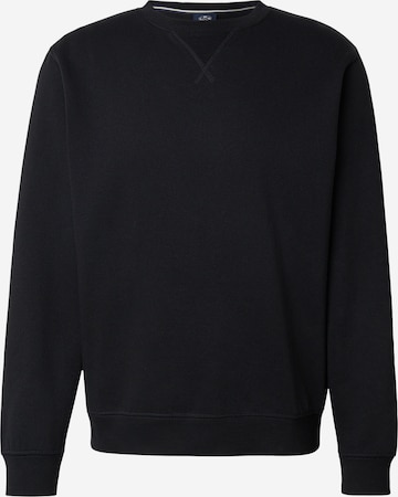 Sweat-shirt LERROS en noir : devant