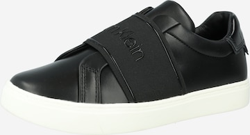 Calvin Klein Slip-Ons in Black: front